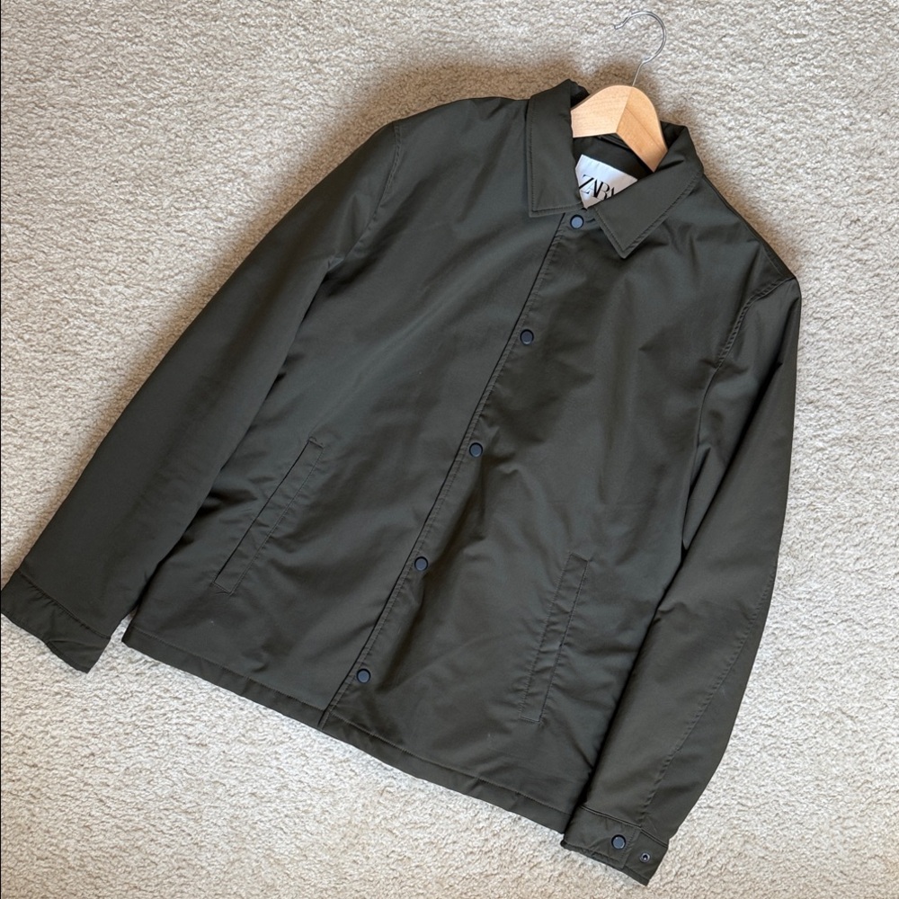 Zara Dark Green Lightweight Jacket